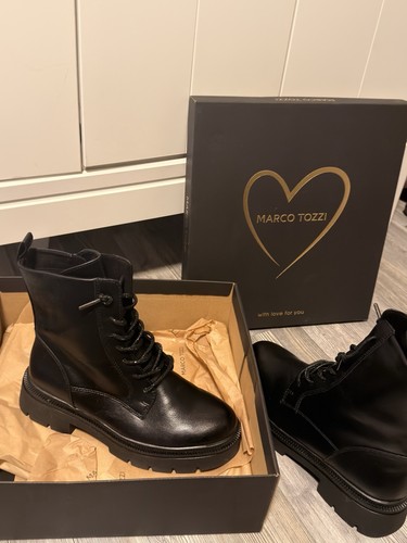 Damen boots schwarz 39 - damen, gr.