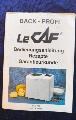 Brotmaschine back profi caf - back-profi, le