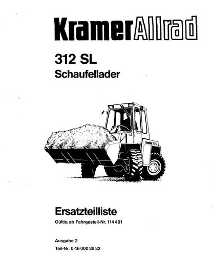 Radlader kramer 312 - 312, sl