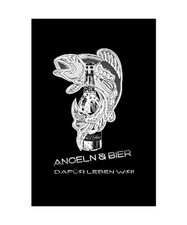 Angeln und Bier dafür leben wir!: lustiges Fangbuch, für Angler, lustiges Fang