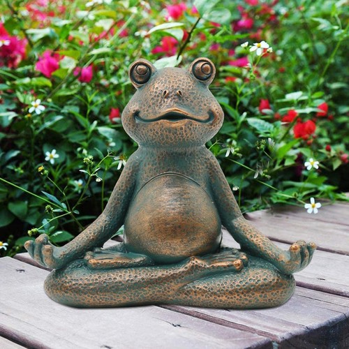 Frosch figur deko meditation - frosch,