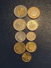 9 Münzen Polen , Poland