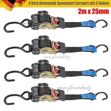 4x Automatik Spanngurt