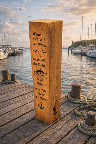 Edelrost säule warte - edelrost,