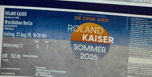 Roland kaiser waldbühne - kaiser,