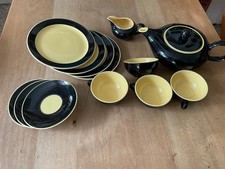 Teeservice Diamond Black, Villeroy&Boch , Mettlach 1956