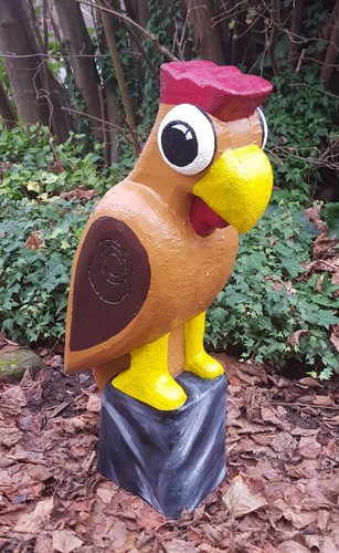 Tier moorhuhn auf fels - tier,