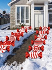 Weihnachtsdekoration Gartenschilder wasserdichtes Wellpappe, Winter bei Billig24