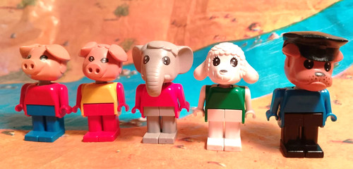 Lego fabuland 5 figuren - %%,