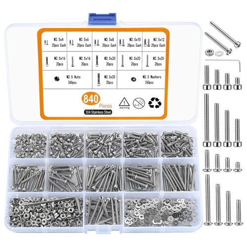 Schrauben set 840 stück - m2,5,