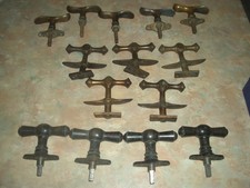 14x Fenstergriff antik 10x