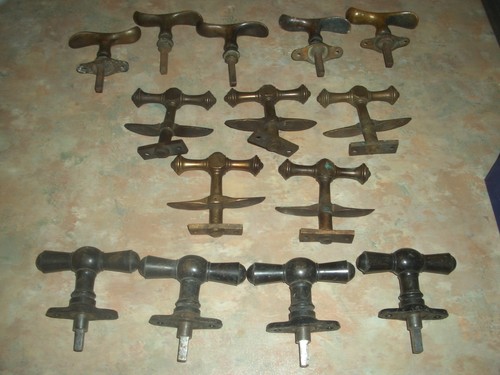 14x fenstergriff antik - fenstergriff,