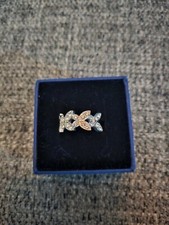 Original Swarovski Ring ca. 17mm silber Schmetterlinge