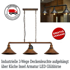3 Flammig Rohr Hängelampe