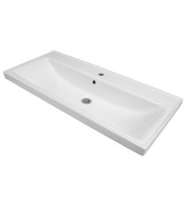 Karen Waschbecken Sky Keramik Waschtisch Aufsatzwaschbecken 100 cm