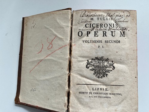 Tullii ciceronis operum - m.,