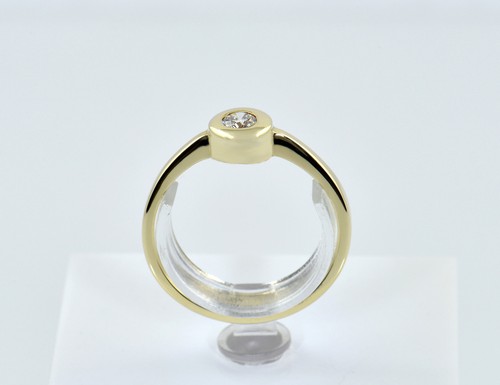 Diamant solitär ring 585 000 - solitär,