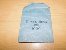 Originale Verleihungstüte für das EK2, Souval Wien