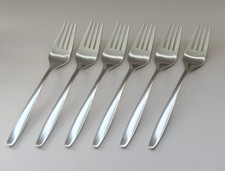 WMF Besteck Lüneburg Cromargan 6x Tafelgabel 19,8 cm Menuegabel