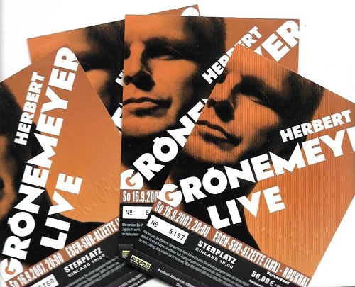 Tickets herbert grönemeyer - herbert,