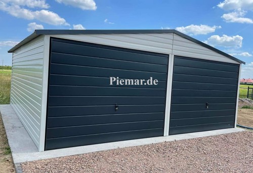 Blechgarage 6x7x2 65m - blechgarage, 6x7x2,65m