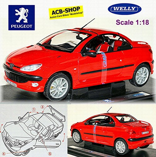 Peugeot 206 coupe - cc, coupe/cabrio