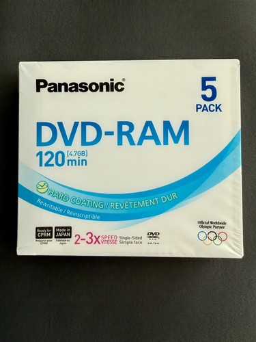 Panasonic dvd ram - dvd-ram, 4,7gb
