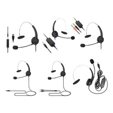 Schnurgebundenes Telefon Headset mit Mikrofon zur Geräuschunterdrückung, Mono