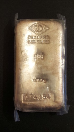 Silberbarren degussa - 1,