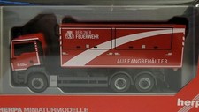 Feuerwehr BF Berlin Wechsellader WLF + AB-Auffang / MAN TGS / Herpa Neu & OVP