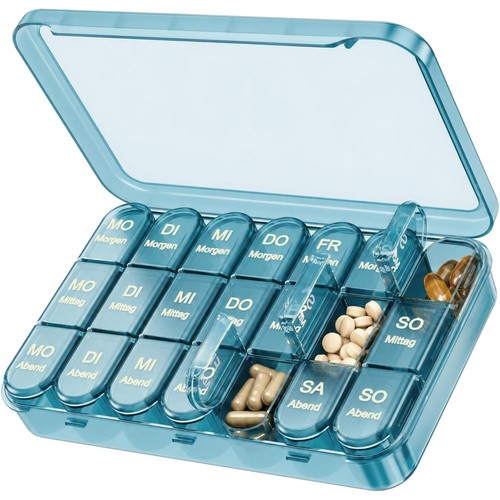 Tablettenbox tage fächer - 7,