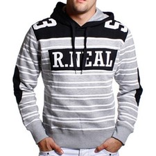 Rusty Neal Herren Sweatshirt Pullover mit Kapuze gestreift RtN RN-33 Slimfit