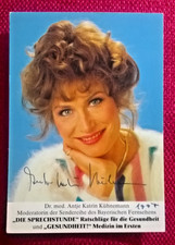 Original-Autogramm von Dr. med. Antje-Katrin Kühnemann, Farbbild,Postkartengröße