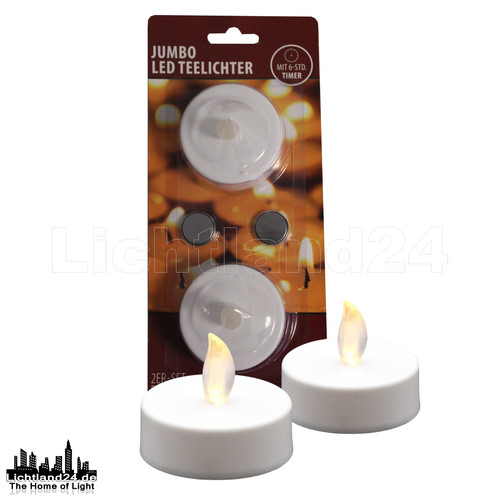 2er pack led jumbo - jumbo, teelichter