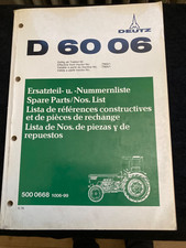 Ersatzteilliste Deutz D 6006