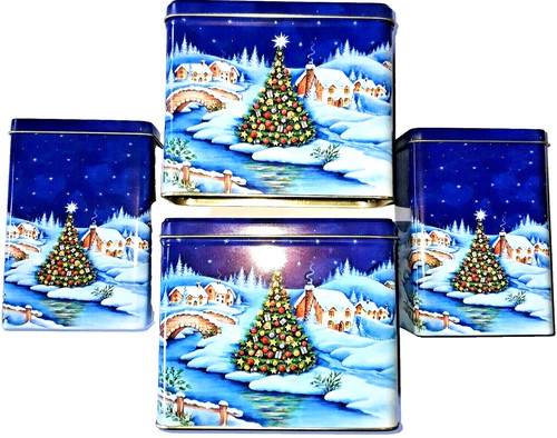 Metalldose weihnachtsdose - metalldose,