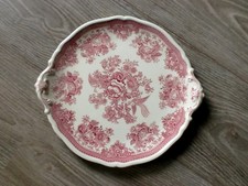 Villeroy & Boch V&B Dekor Fasan rot Kuchenplatte / Servierplatte Ø ca. 29 cm
