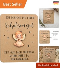 Blonder Schutzengel aus Holz