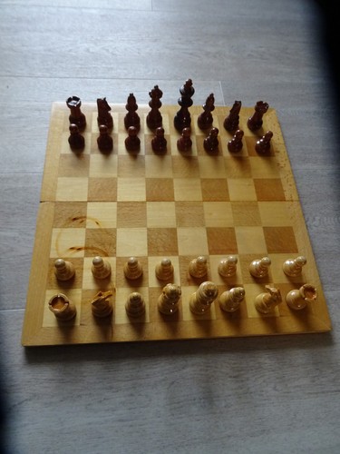 Ddr holz schachspiel - ddr, mit