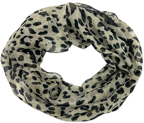 Leopard damen loop schal - leopard, seide