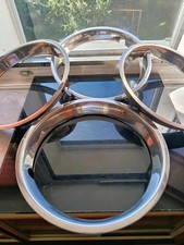 Radzieringe;Felgenzierringe;13 Zoll;Edelstahl; Oldtimer;alte,stabile Ausführung