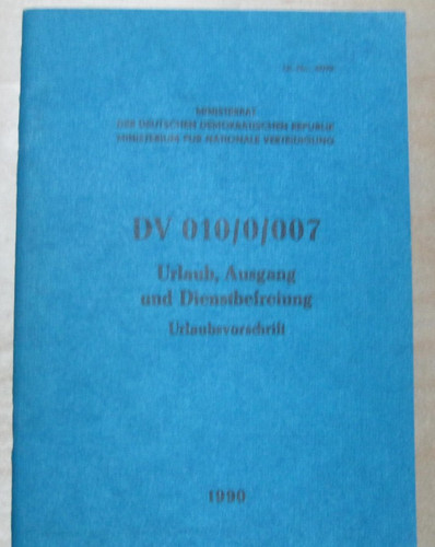 Nva handbuch dienstvorschrift - nva,