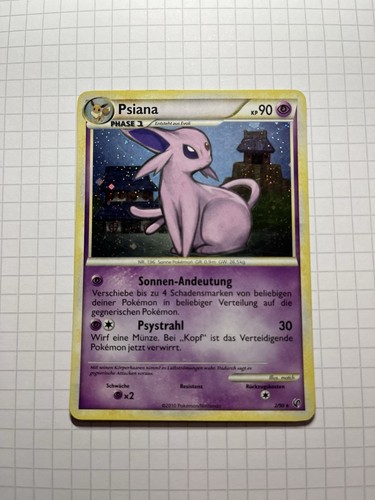 Pokémon psiana holo hs - pokémon,