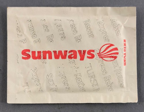Sunways airline towelette - airline,