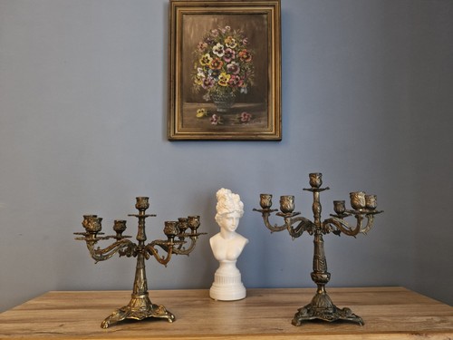 Vintage kerzenleuchter - 2,