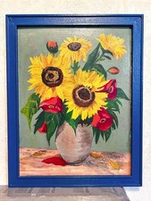 2 x Ölgemälde Naive Malerei