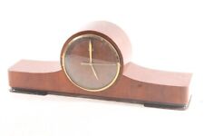 alte Buffet Uhr GUB Glashütte Holz 230V Synchronuhrwerk Umbau