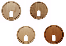 Kabeldurchführung Schreibtisch Kabeldurchlass rund Kabeldose Holz Bürotisch