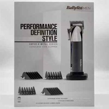 BaByliss Super-X Metal Professioneller Haarschneider, 13-teiliges Set, E 996 E