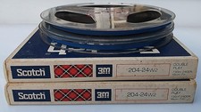 2 Scotch 3M 204-24 Tonbänder